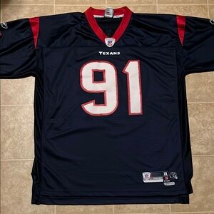 Reebok NFL Houston Texans #91 Okoye embroidered jersey